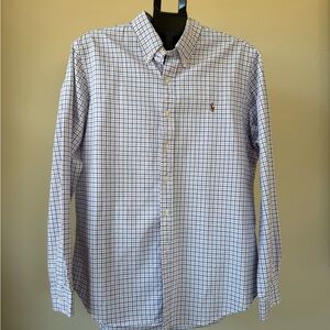 Men's Blue Checkered Shirt